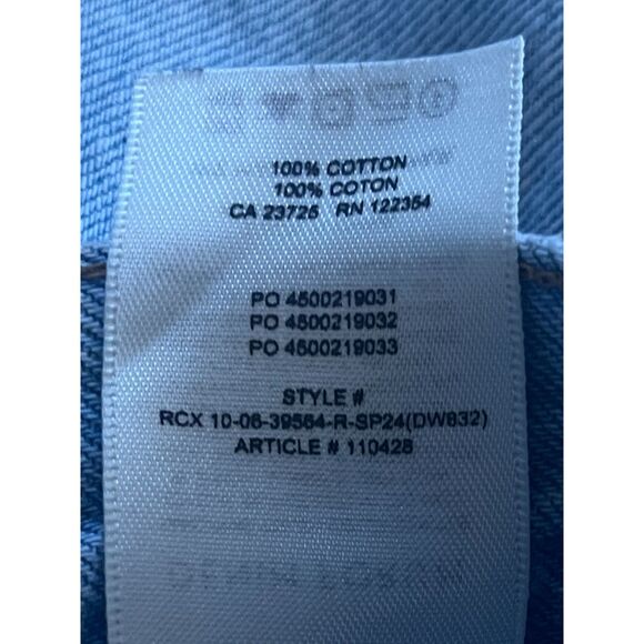 DENIM FORUM Blue 90s The Marlo High Rose Baggy Jeans  Women's Size 28 - Picture 6 of 11